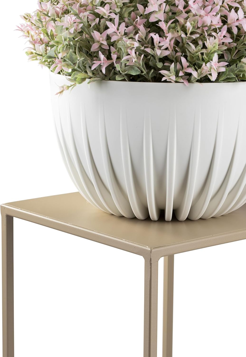 Blumenständer, Beige