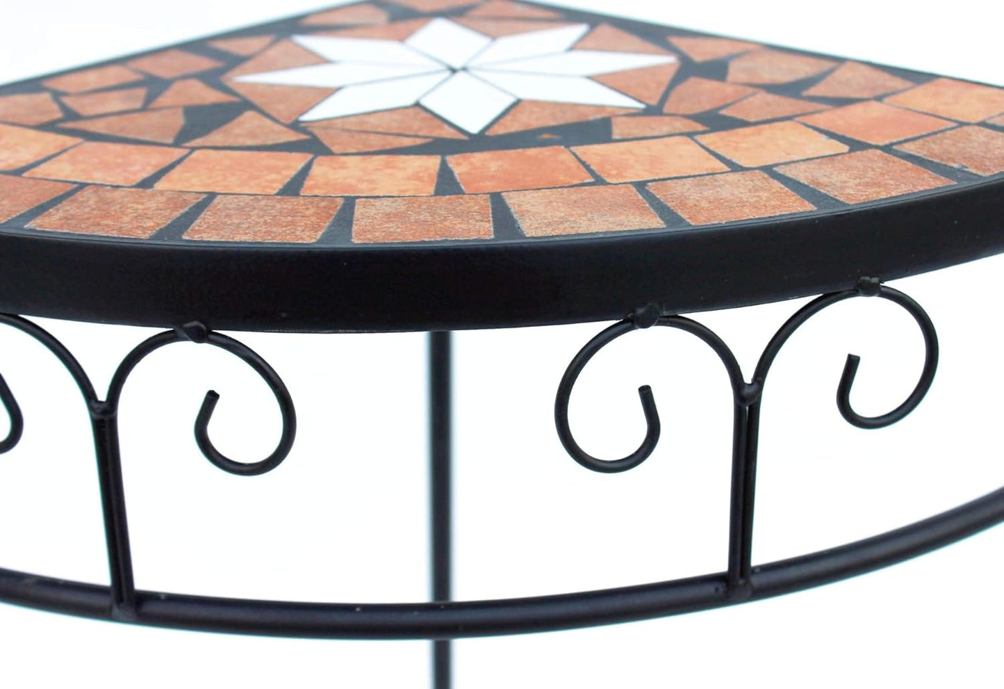 Eck-Blumenhocker Mosaik, Höhe 52 cm