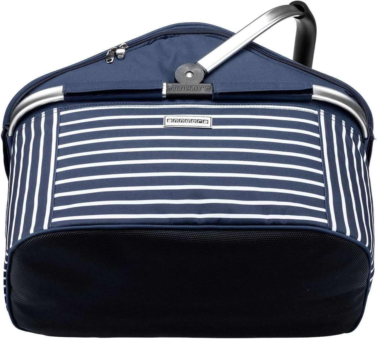 Isolierender Einkaufskorb, Iso: Navy Gestreift