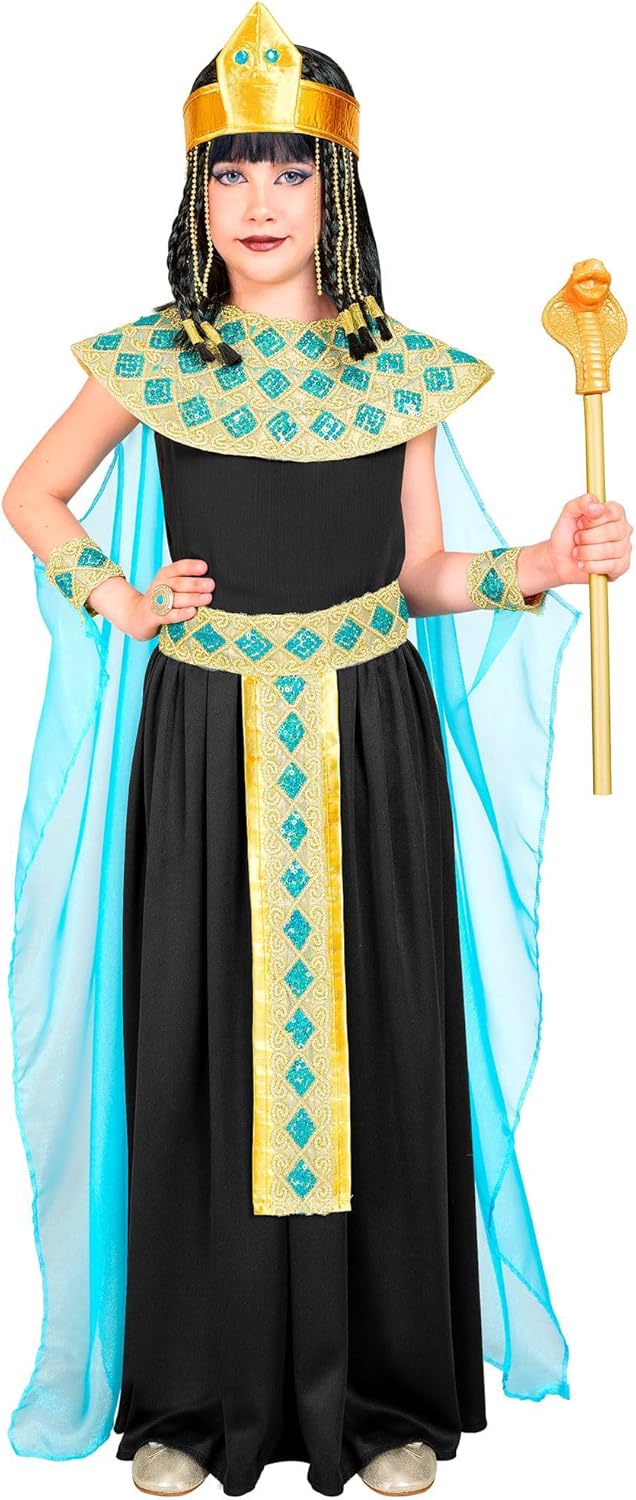 Kinderkostüm Cleopatra, 140 Schwarz