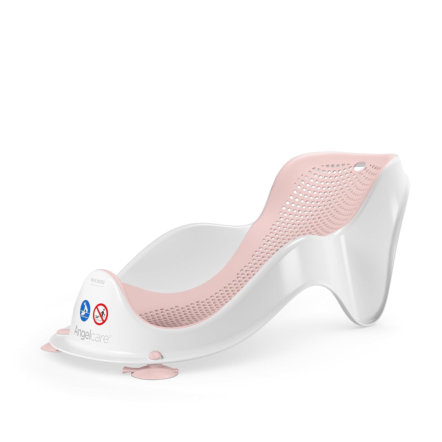 Ergonomischer Badesitz für Baby-Badewanne, Light Pink Single