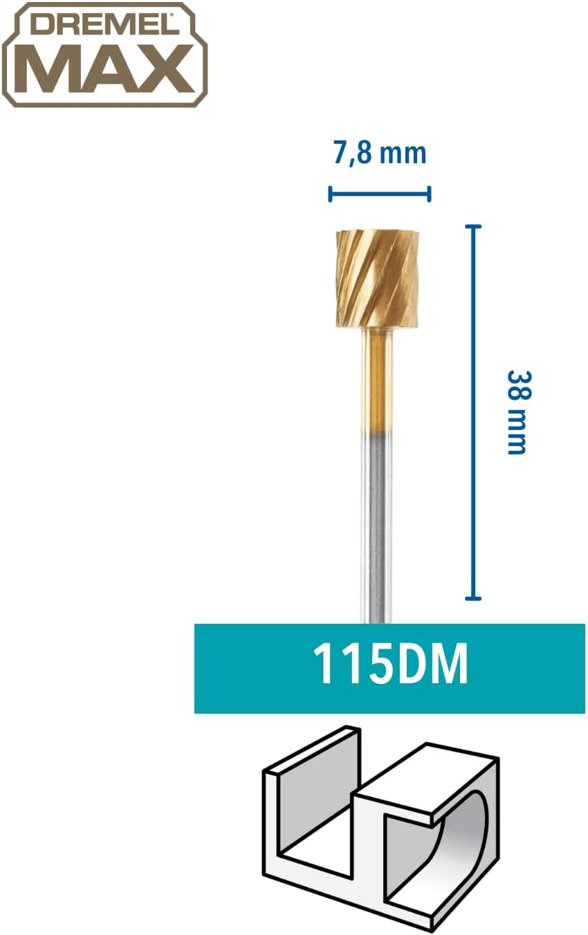 Hochgeschwindigkeits-Fräsmesser Ø 7,8mm (2 Stück), 2X 115DM 7.9 mm