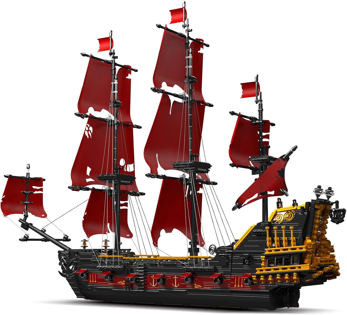 Technik Segelboot Queen Annes Revenge, Queen Anna's Revenge