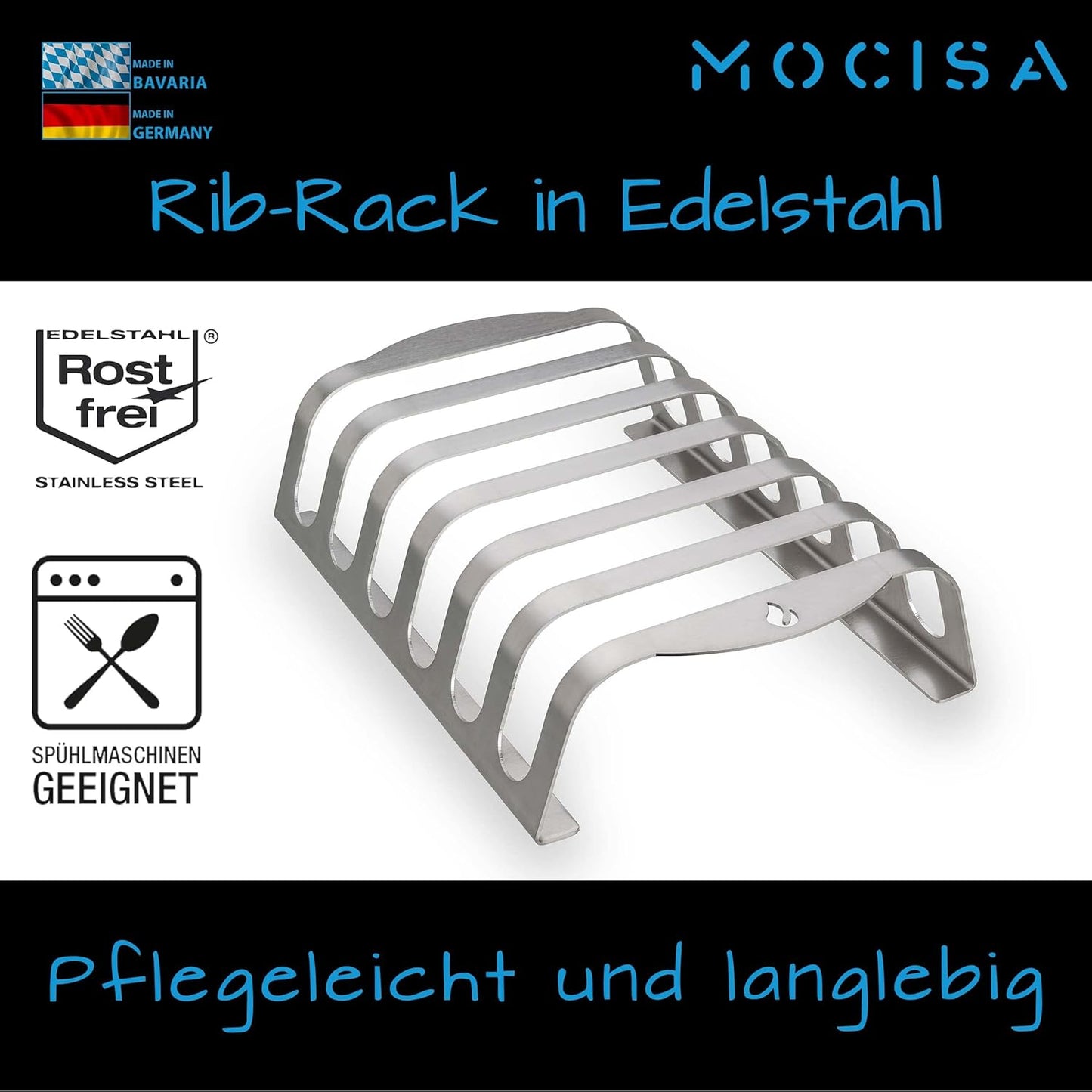Rippchenhalter, 30cm | 6 Rippchen