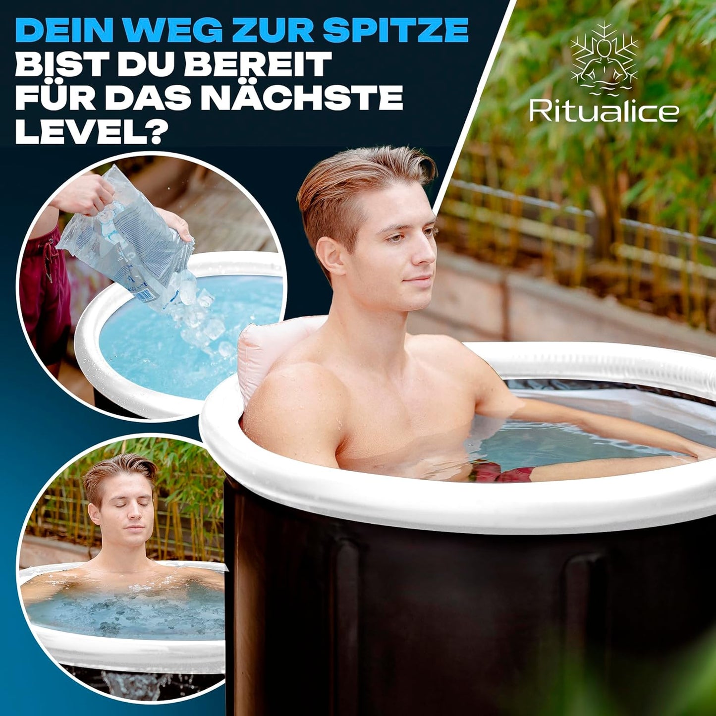 Eisbad, Weiss