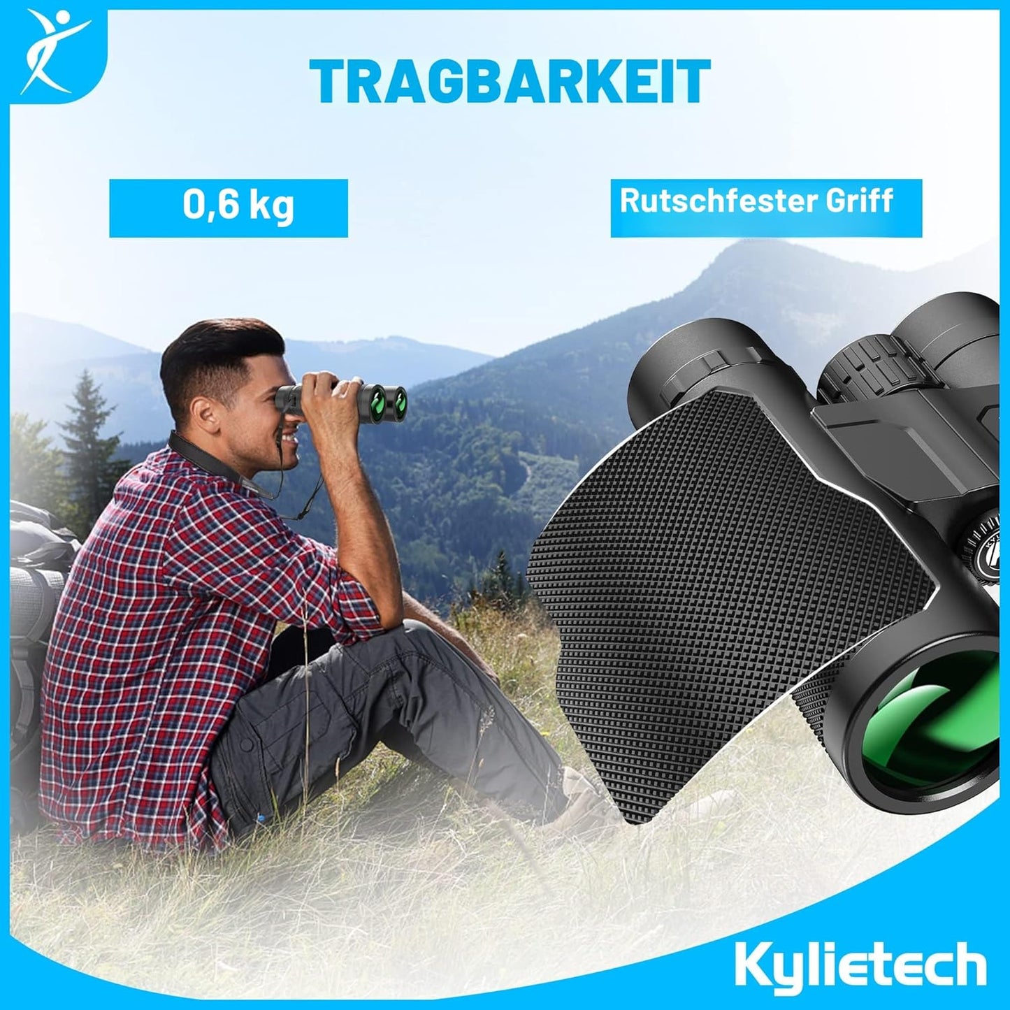 Fernglas mit Stativ