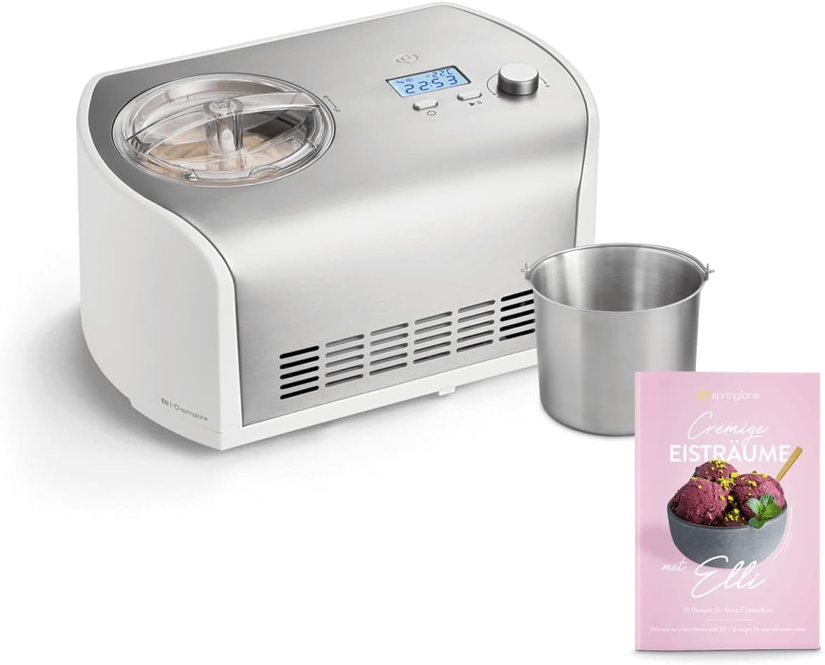 Eismaschine Elli, Eismachine + Zusatzbehälter