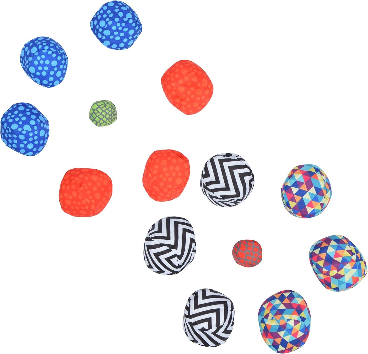 Extrem Boule Set für Outdoor Spiele 2er Set, Family Pack - Dots + Ziczac