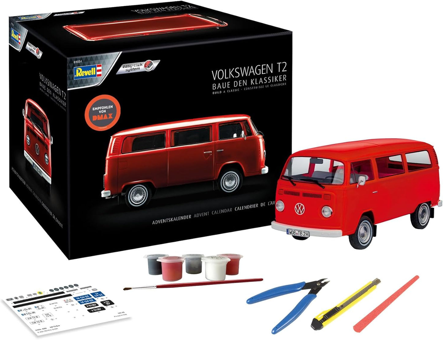 Adventskalender VW T2 Bus, Revell Adventskalender VW T2 Bus