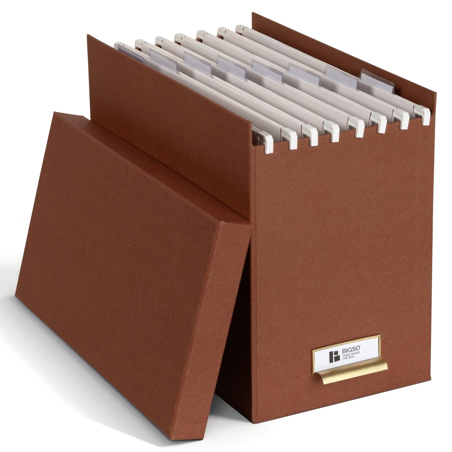 Hängeregisterbox Johan, Braun 35,0 cm x 18,5 cm x 27,0 cm
