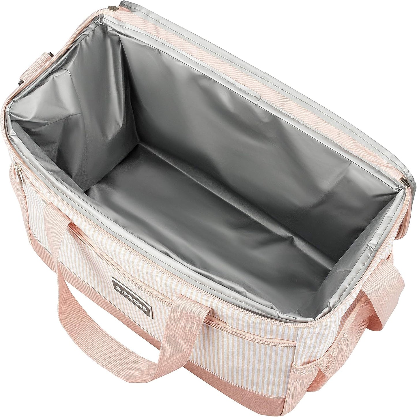 Kühltasche Classic, Rose-gold Gestreift