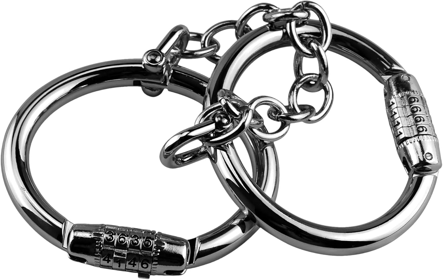 Self-Bondage Handschellen-Set mit 4-stelligem Zahlenschloss