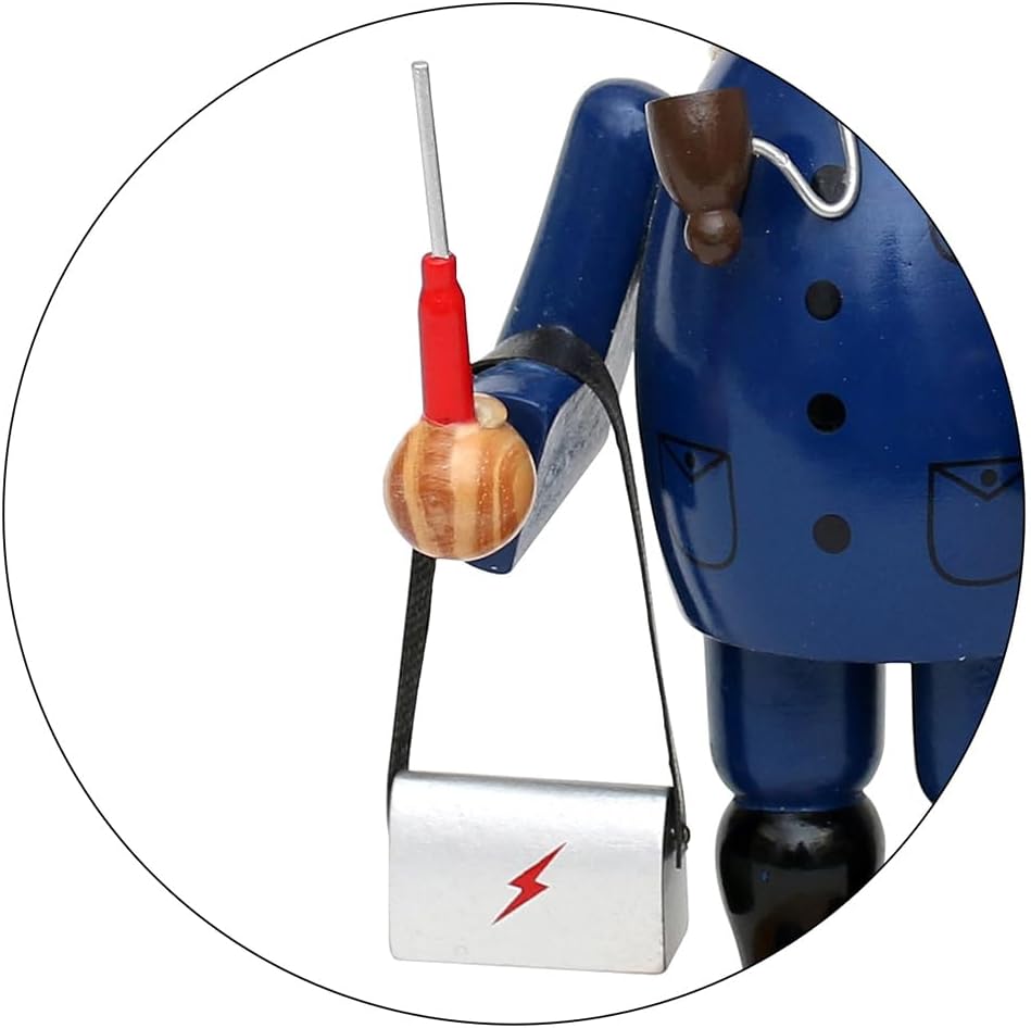 Räuchermann als Elektriker, Elektriker