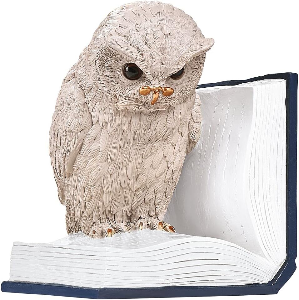3D Uhu-Buchstütze für Bücherregal, B-Uhu-ch