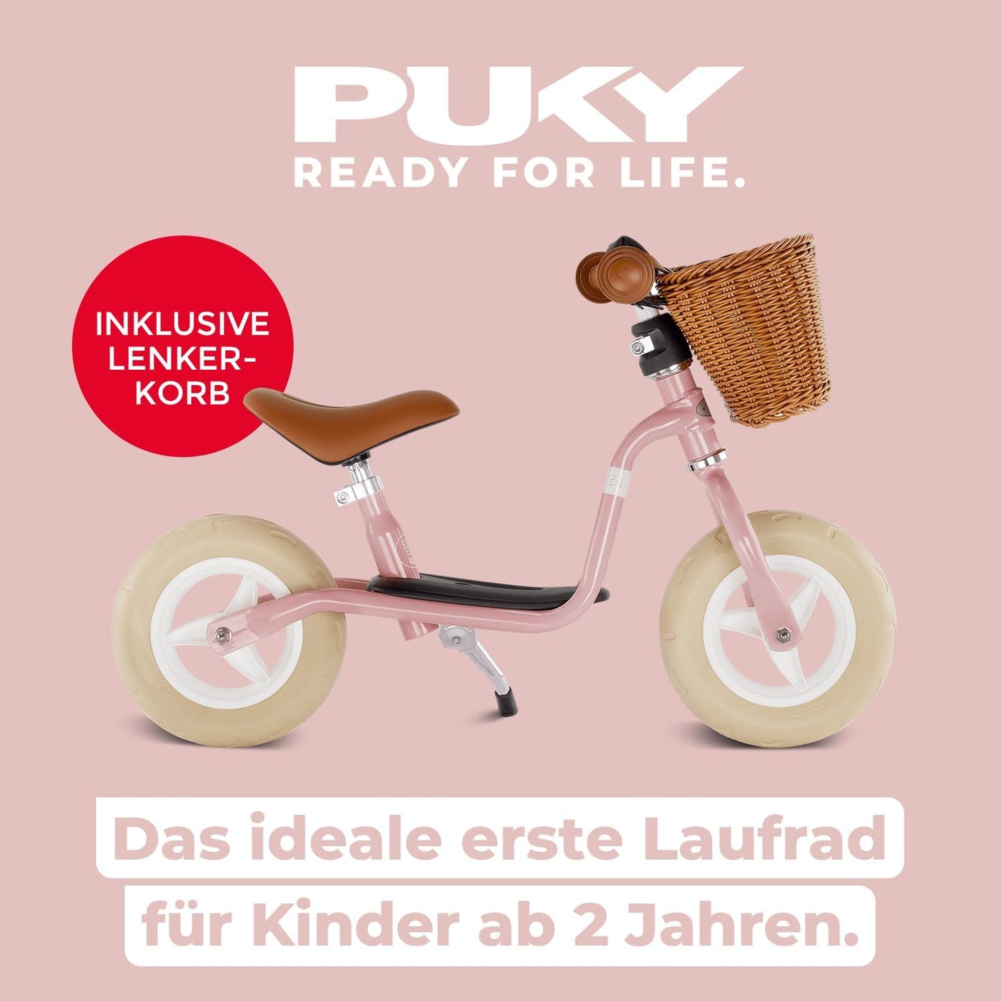 Laufrad LR M Classic für Kinder ab 2 Jahren, Retro-Rosé Einheitsgrösse