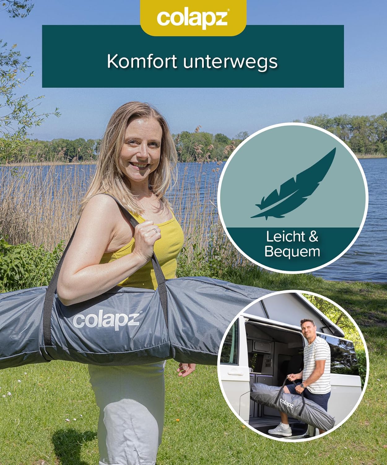 Pop-up-Dusch- und Umkleidezelt, Grau