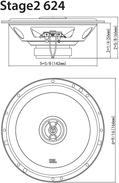 Stage2 624 2-Wege Auto Lautsprecher Set 16-17 cm