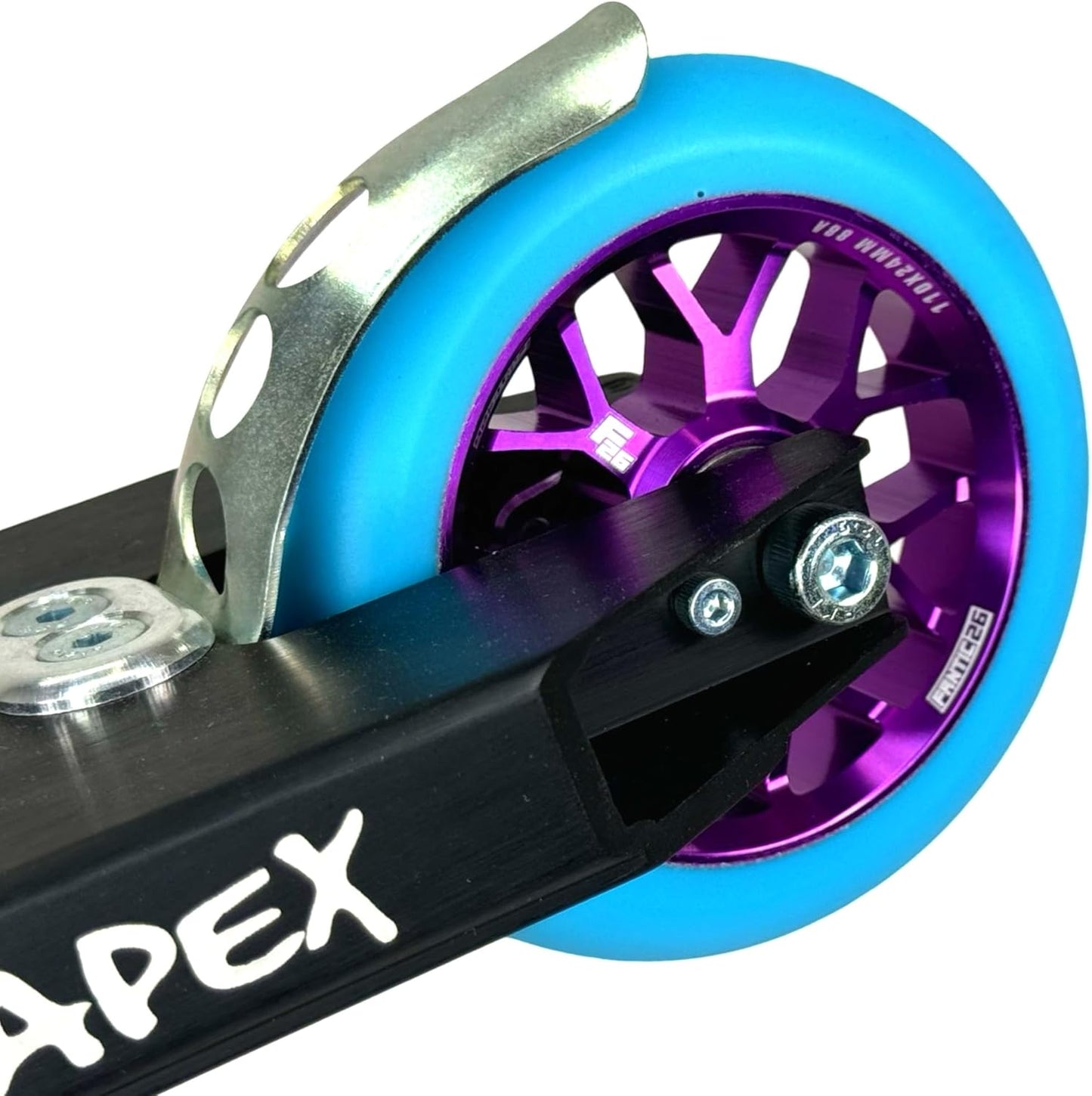 Stunt-Scooter-Ersatzrad, 110mm, Lila/Pu Türkis