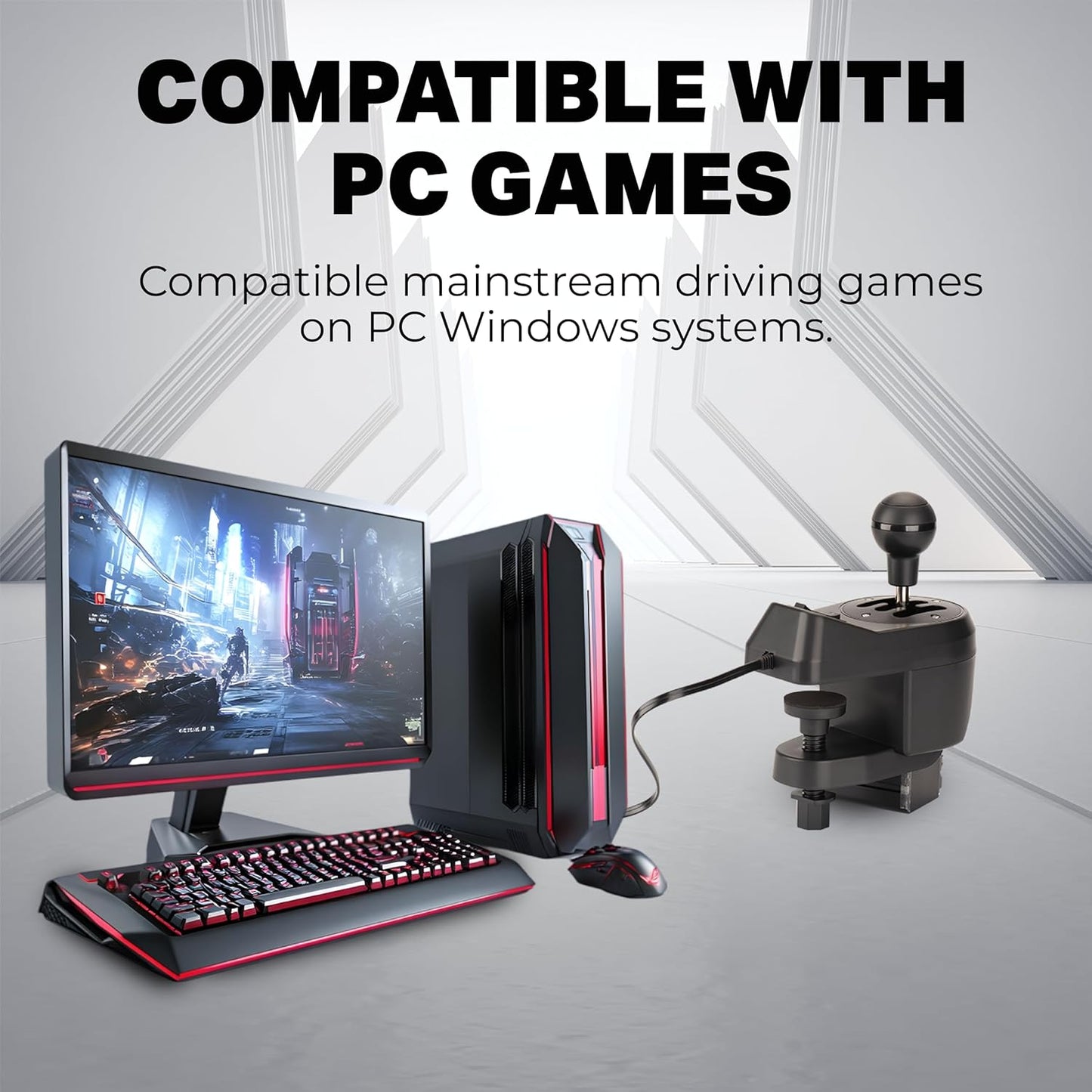 USB-Schalthebel für PC-Spiele