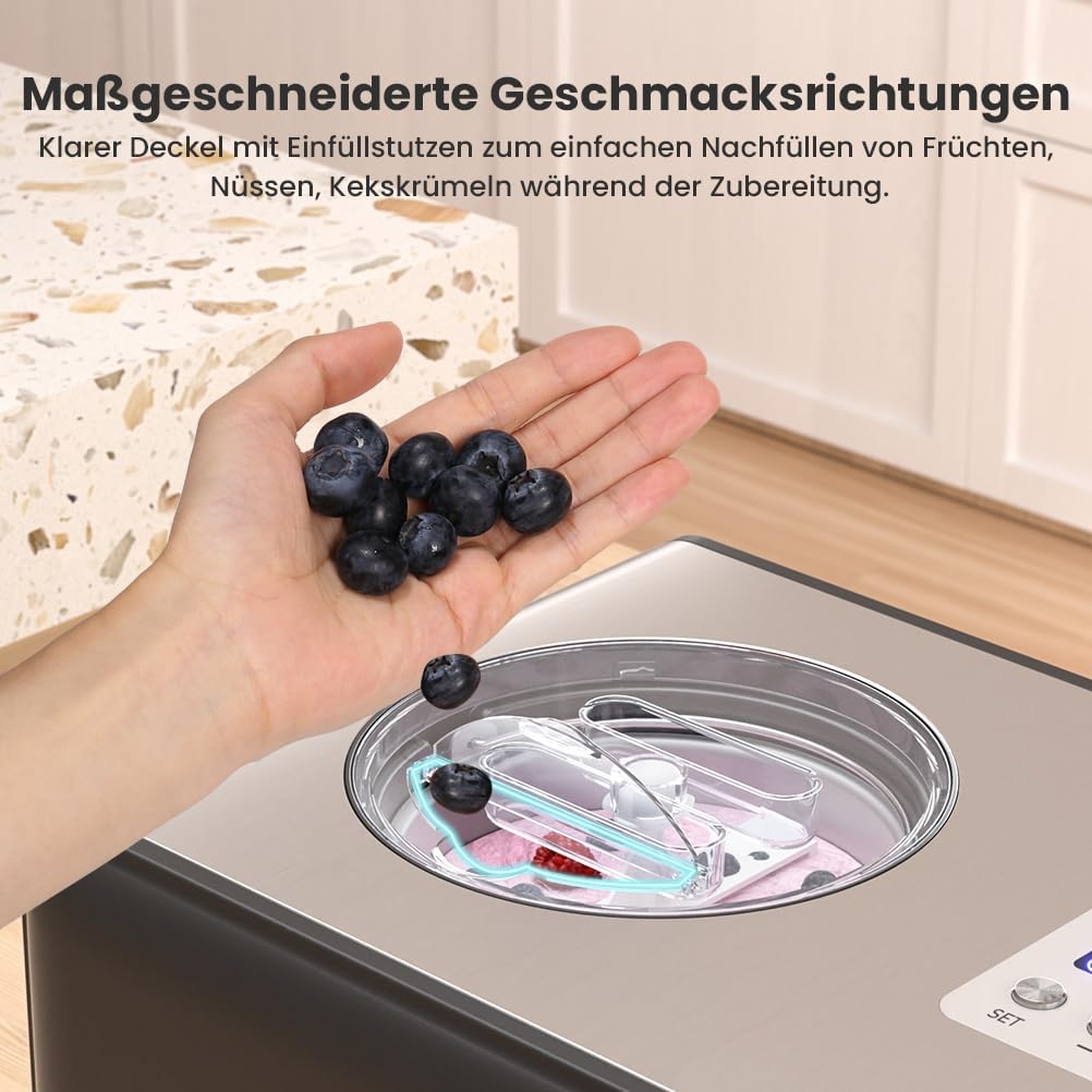 Eismaschine mit Kompressor