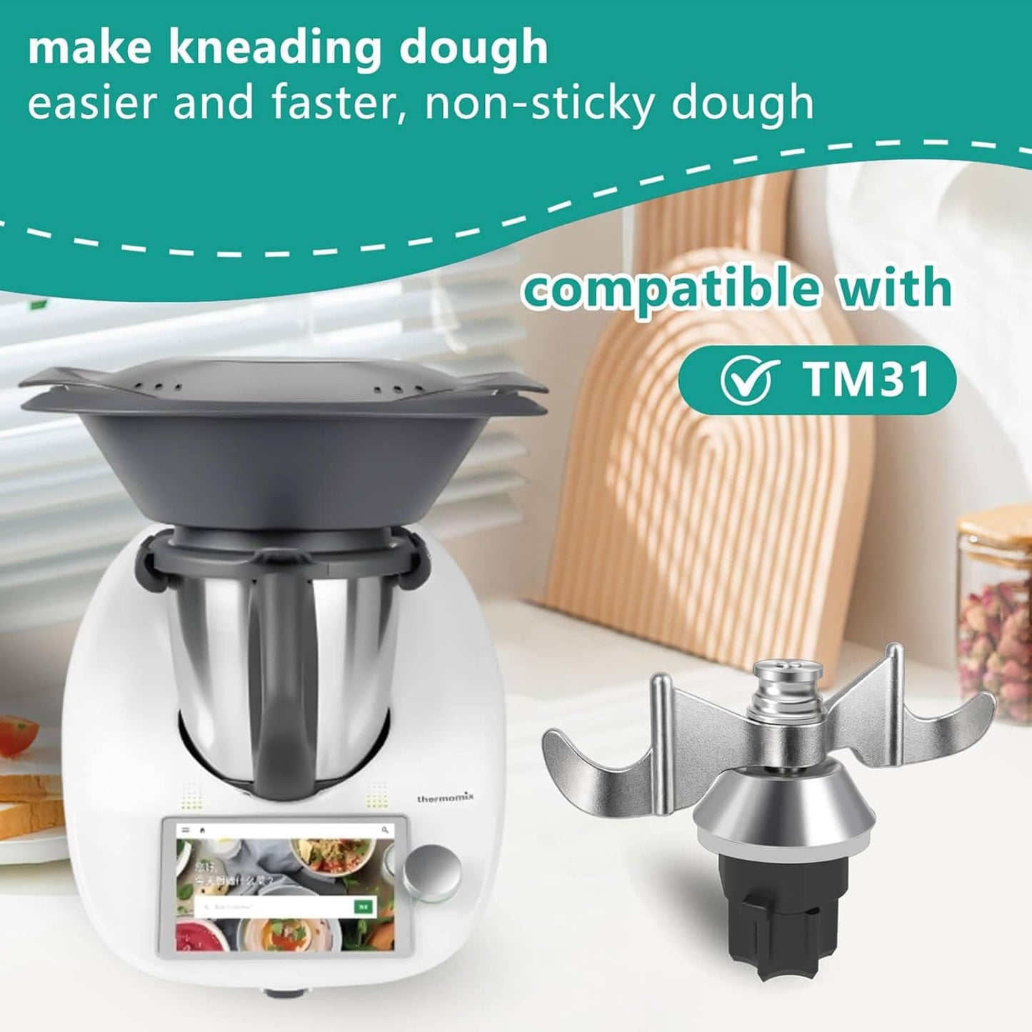 Teigmesser für Thermomix TM31, für TM31
