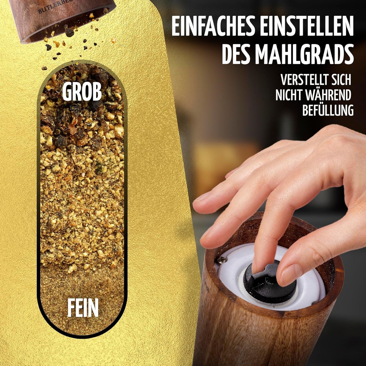 Salz- und Pfeffermühlen-Set in Geschenkbox, Engel