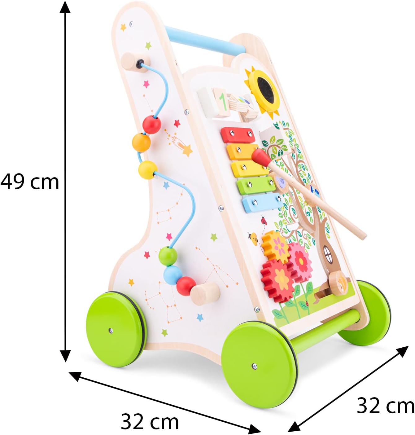 Lauflernwagen mit Lernspiel