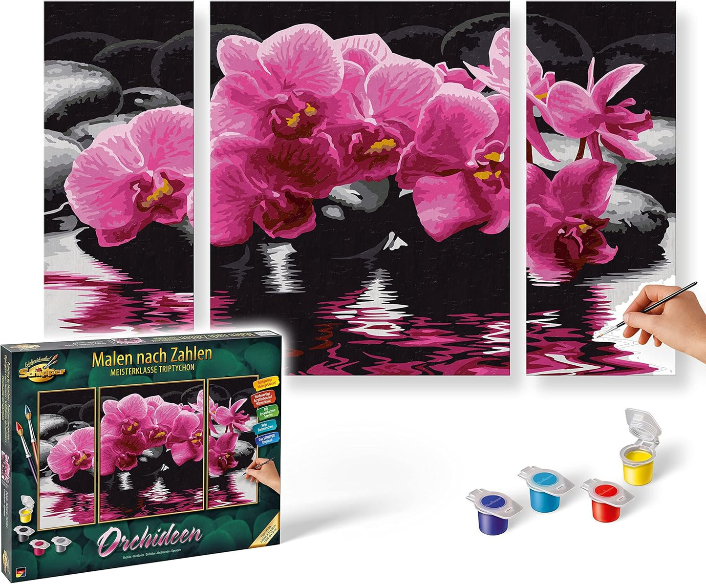 Malen nach Zahlen Orchideen