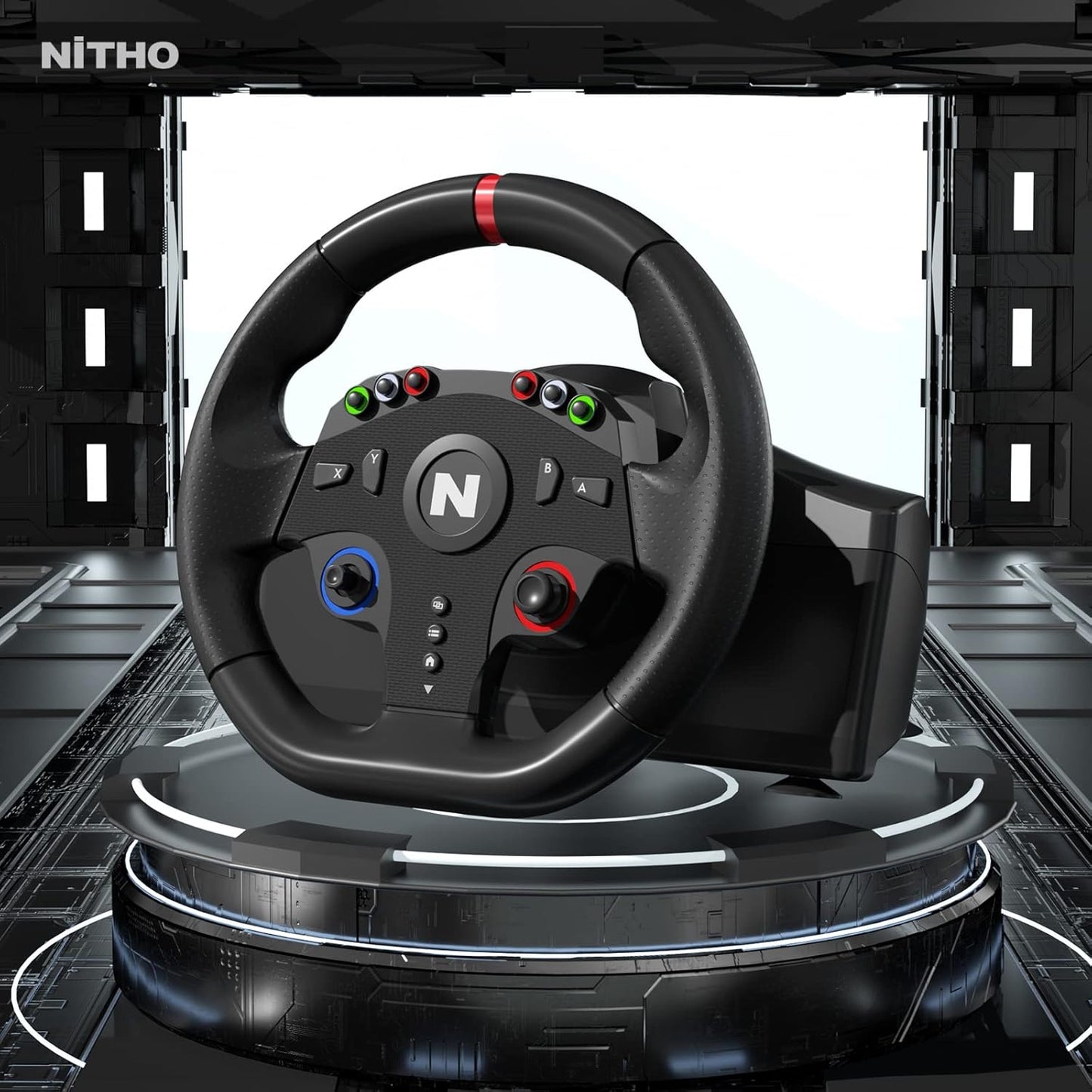 Drive Pro One Gaming-Lenkrad mit Pedalen & Schalthebel, Drive Pro ONE