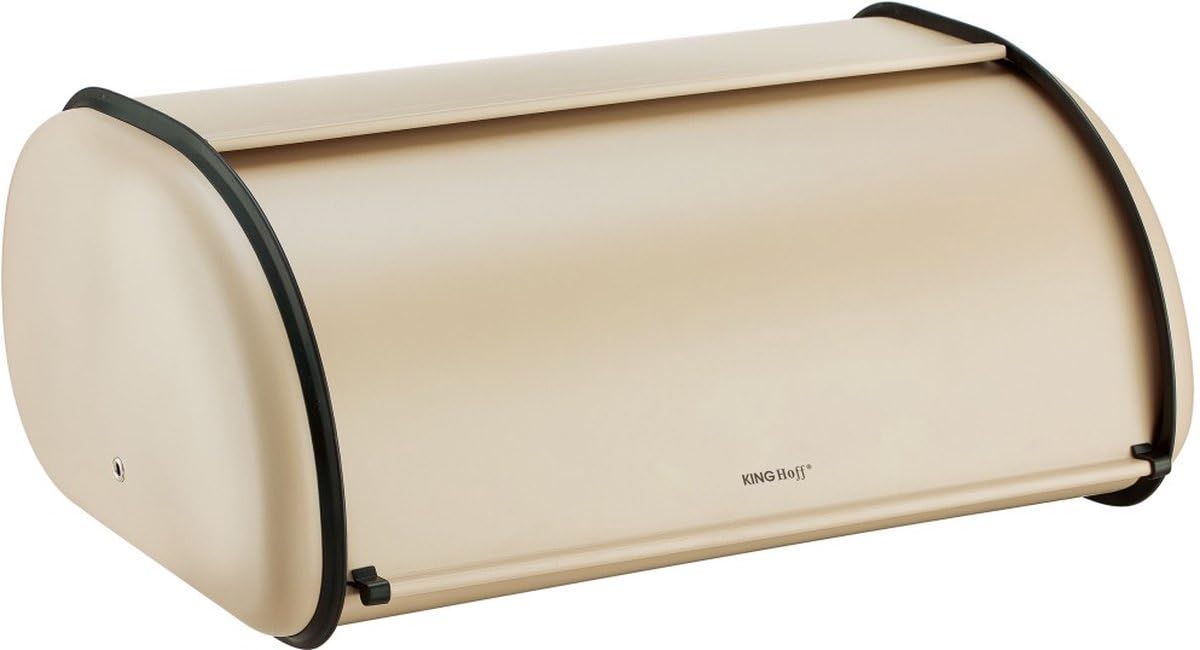 Brotkasten, Beige 44 cm x 27 cm x 18.5 cm