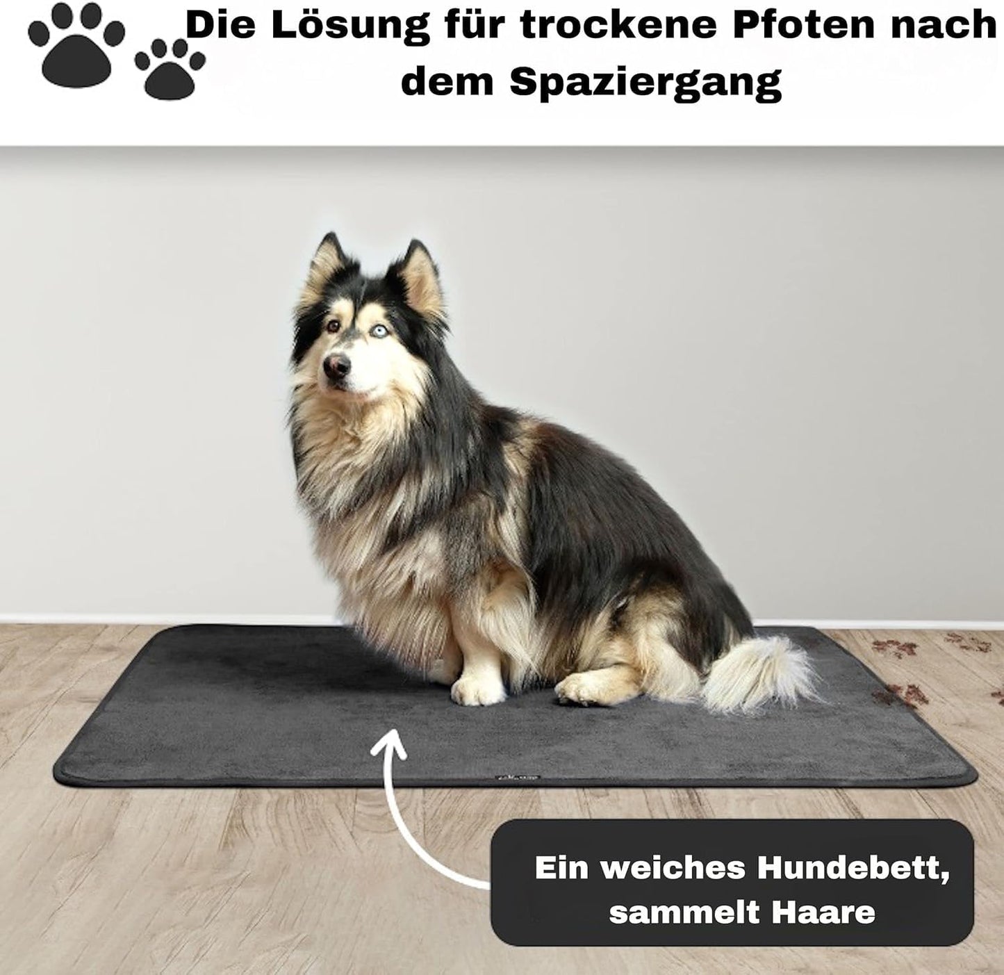 Magico Fussmatte, 100 x 130 cm (Rechteckig) Schwarz