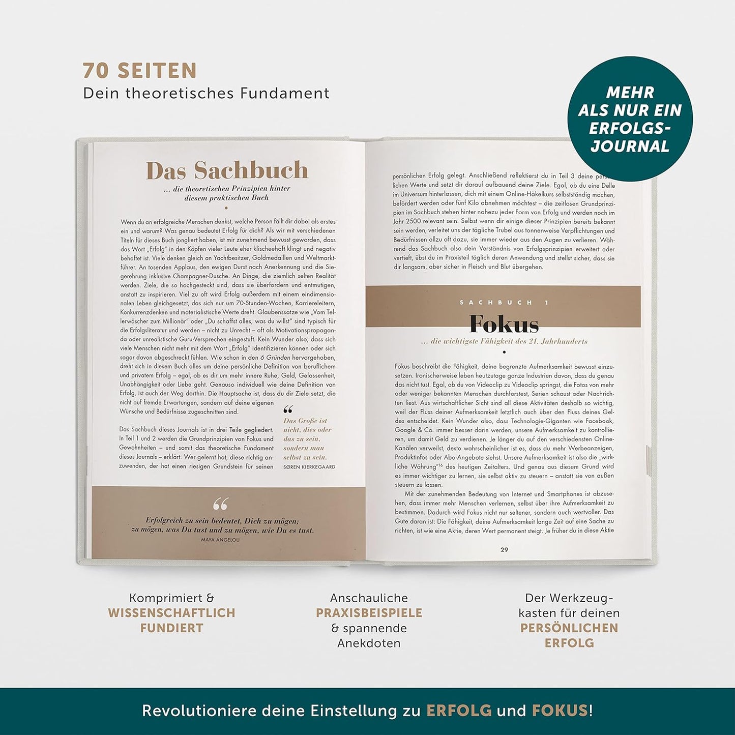 Das 6-Minuten Erfolgsjournal, Natur