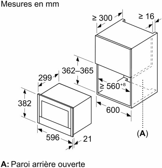 N 70 Einbau-Mikrowelle NR4WR21N1 mit Automatikprogrammen