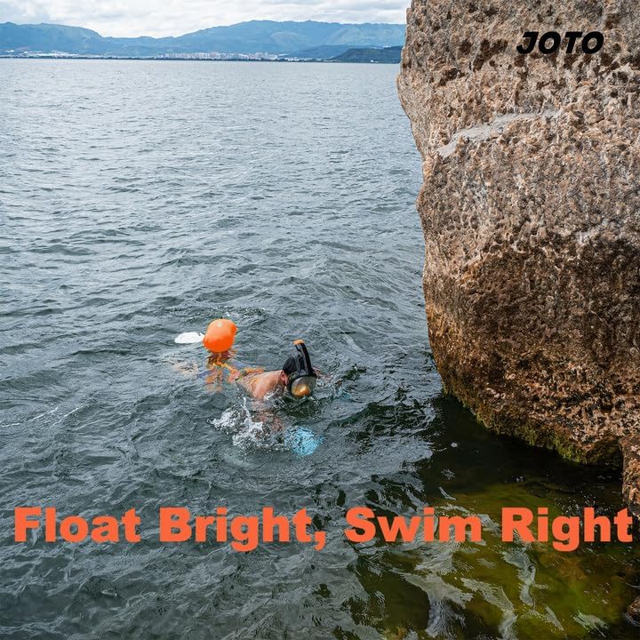 Schwimmbojen mit Hüftgurt, 2 Stück, OrangeMagenta