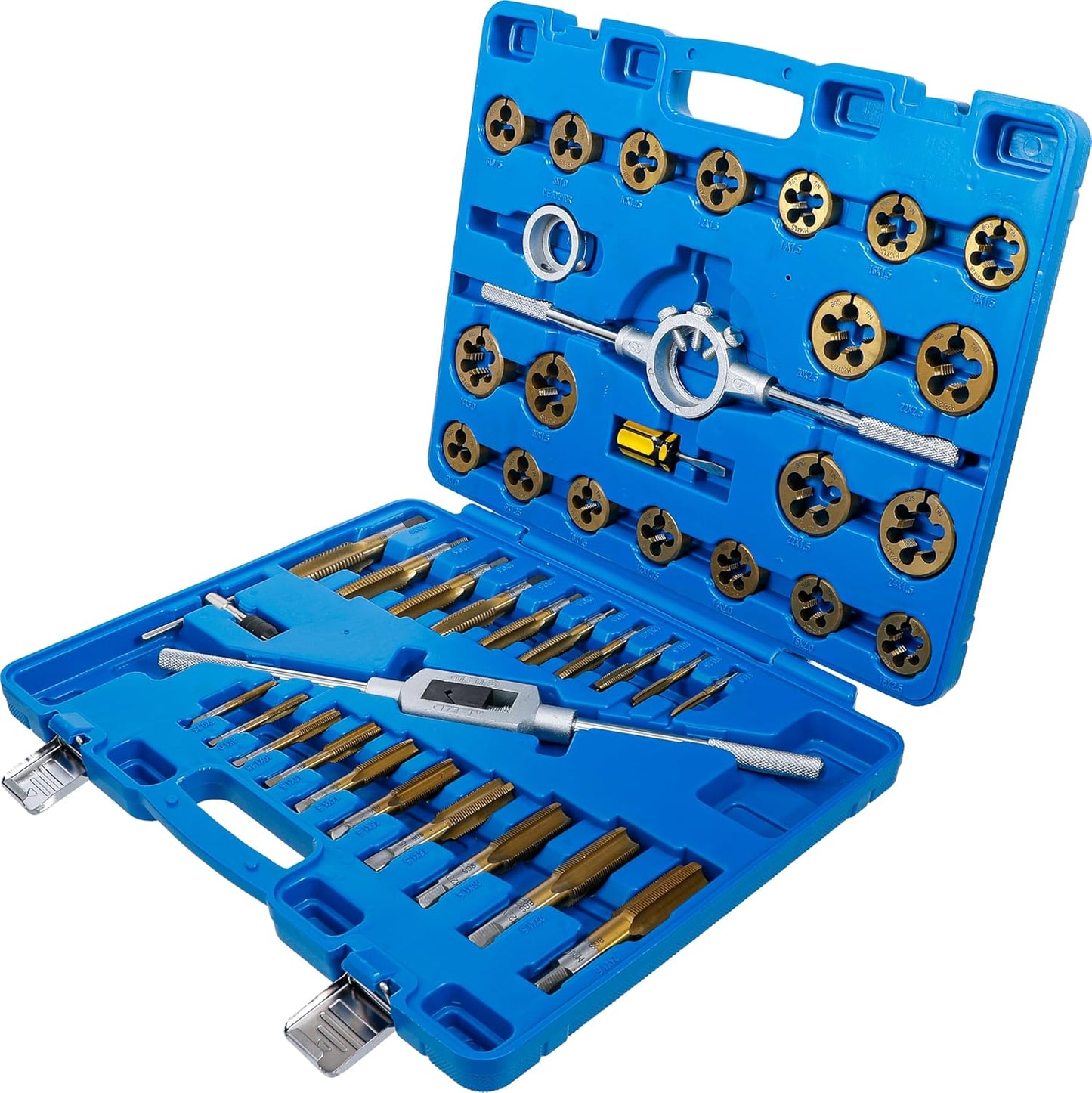 Gewindeschneid-Satz Tin-beschichtet M6 - M24 45-tlg., 45-tlg. | Tin-beschichtet | M6 - M24 Single