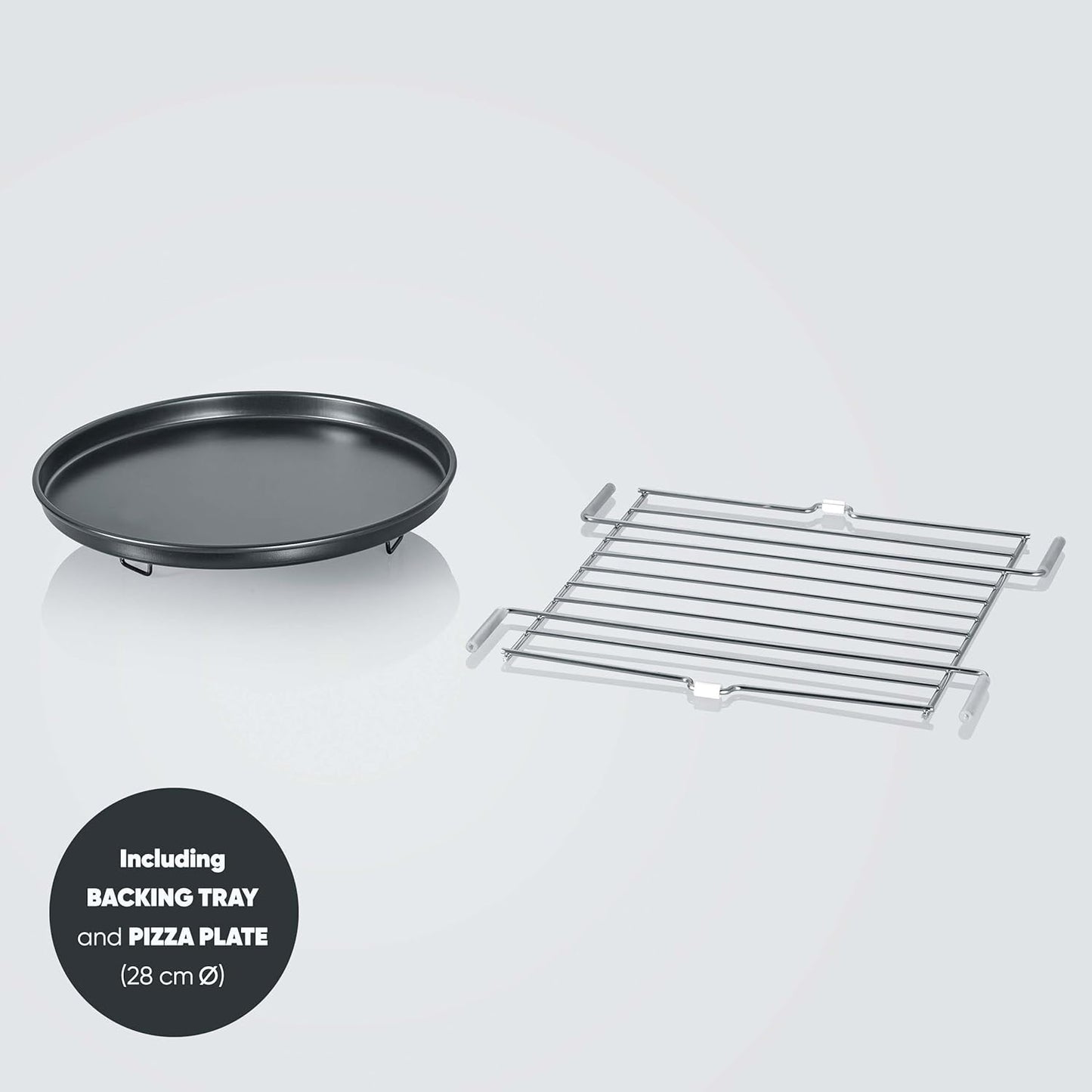 Mikrowelle MW 7777, Glasboden Grill und Heissluftfunktion 25l