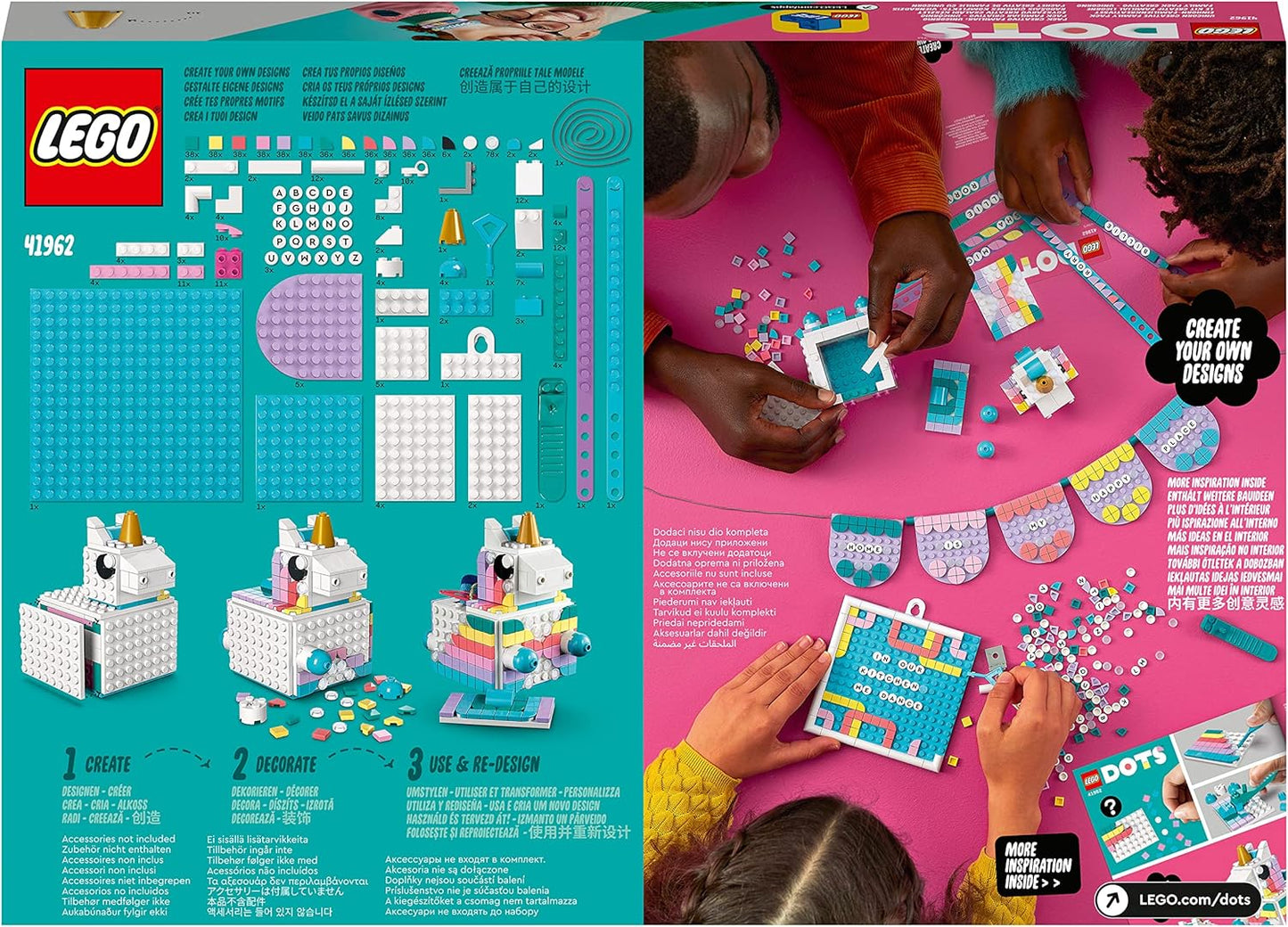 DOTS Einhorn Familienkreativset, Single