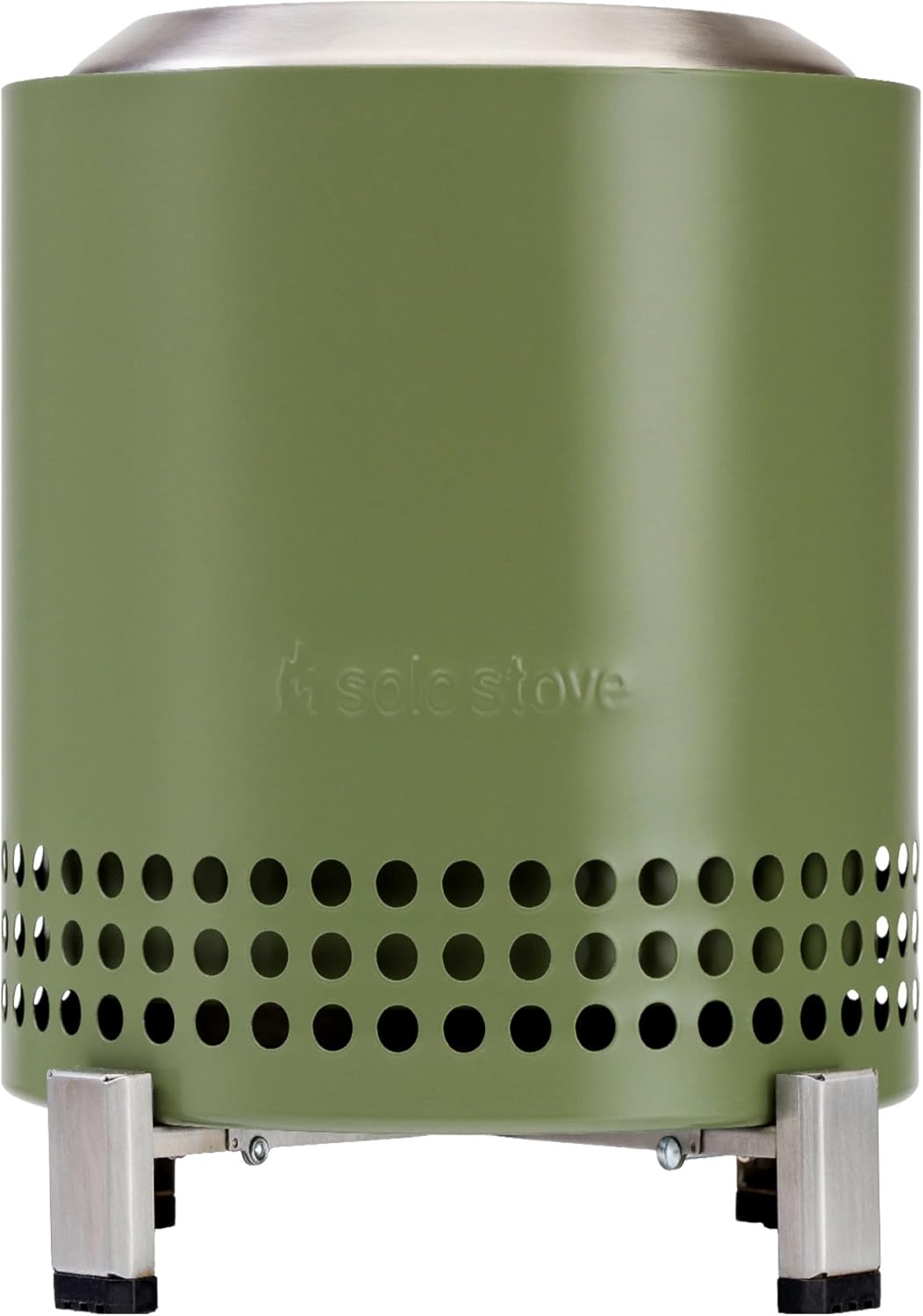 Raucharmer Tischkamin für Outdoor, Mesa|Tief Olive