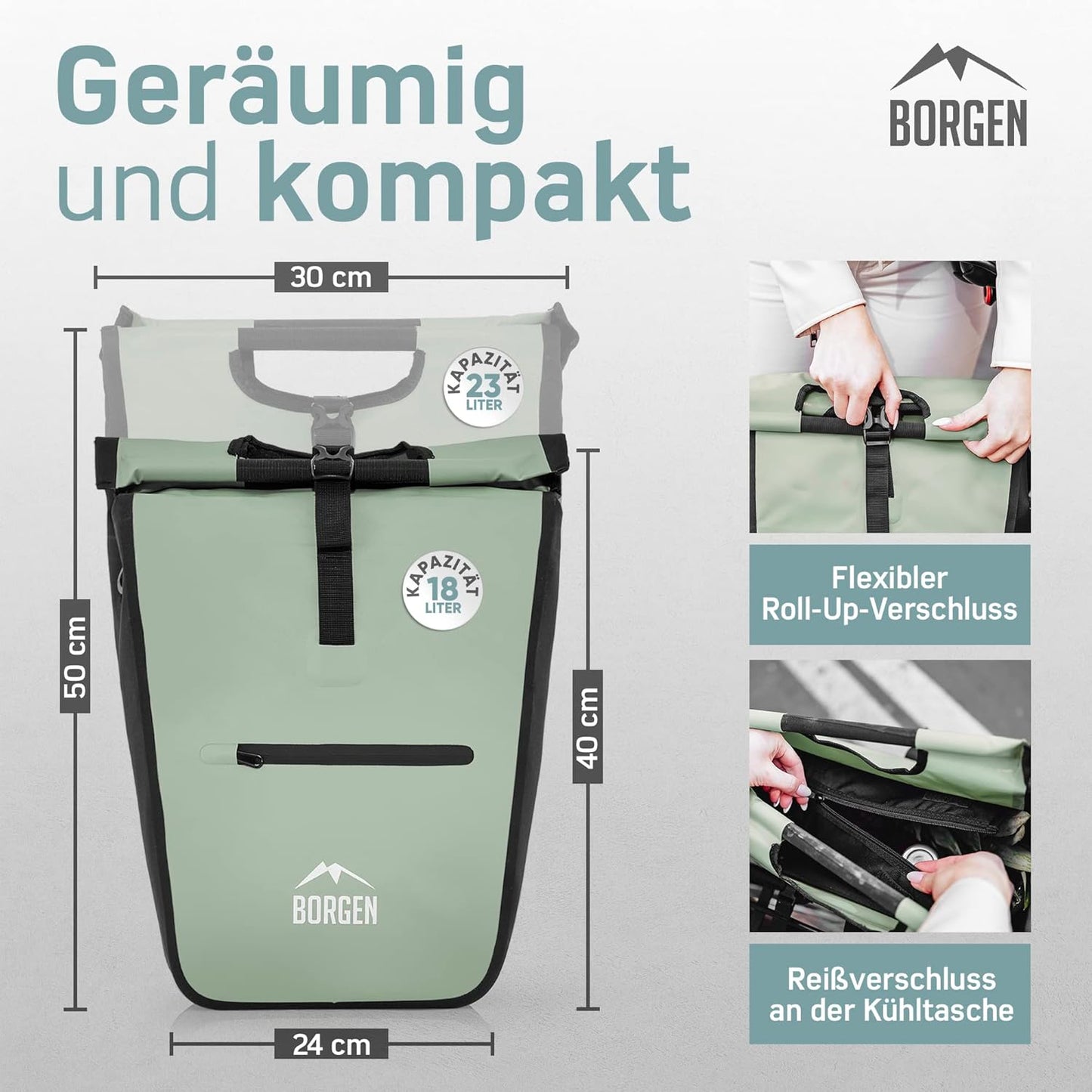 Velo Einkaufstasche, Grün