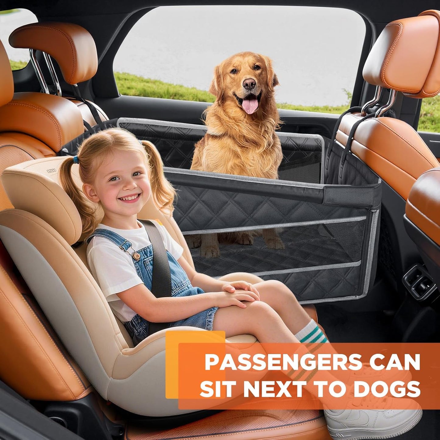 Hunde-Autositz, L