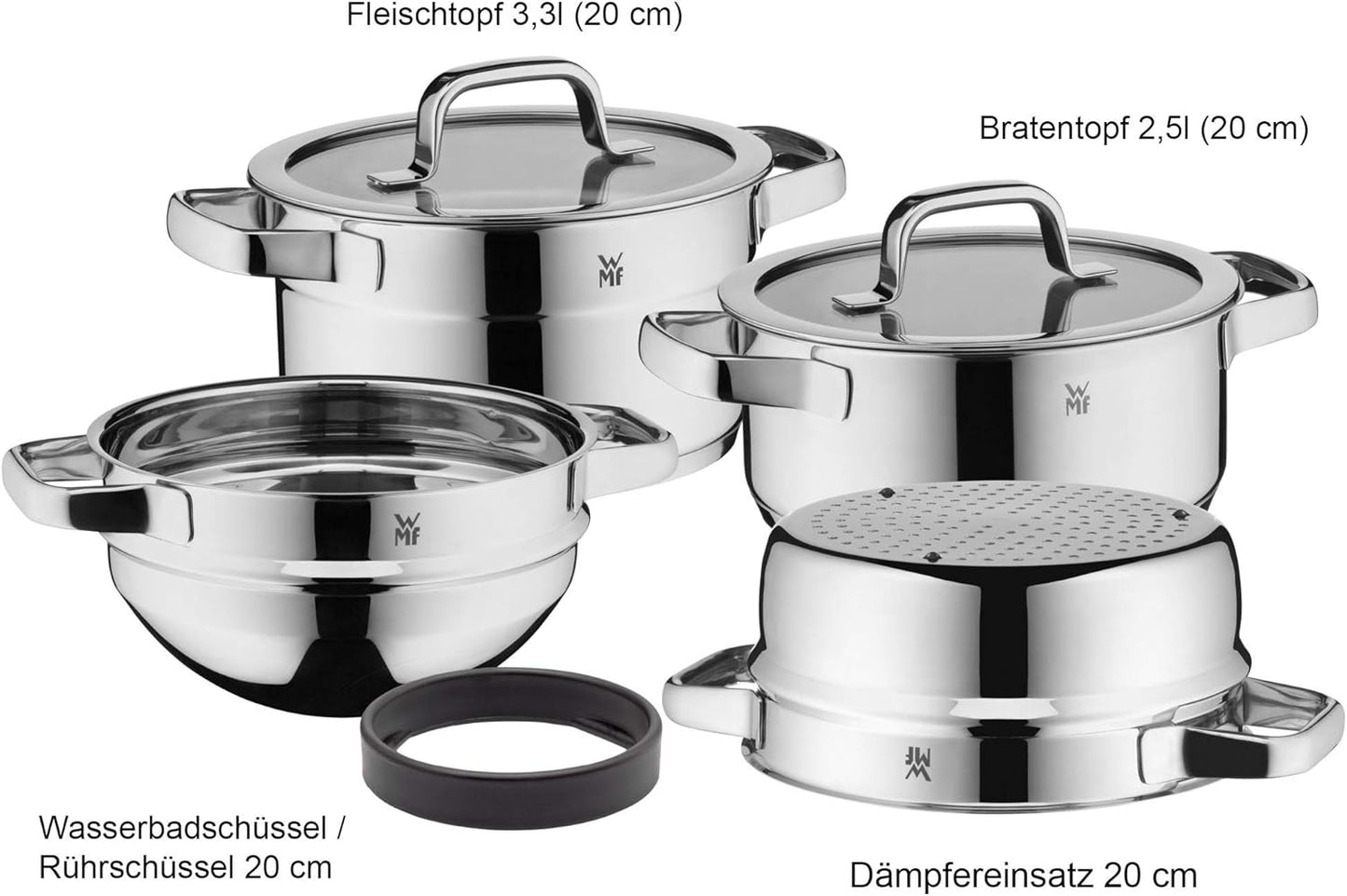 Compact Cuisine Kochgeschirr-Set, 4-teilig
