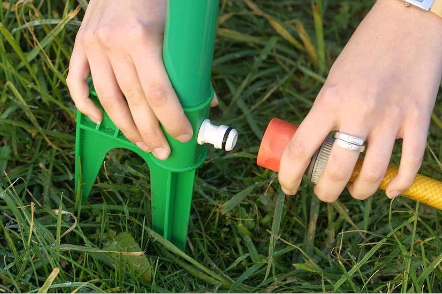 Tanzende Blume Rasensprinkler, Einzeln Gelb