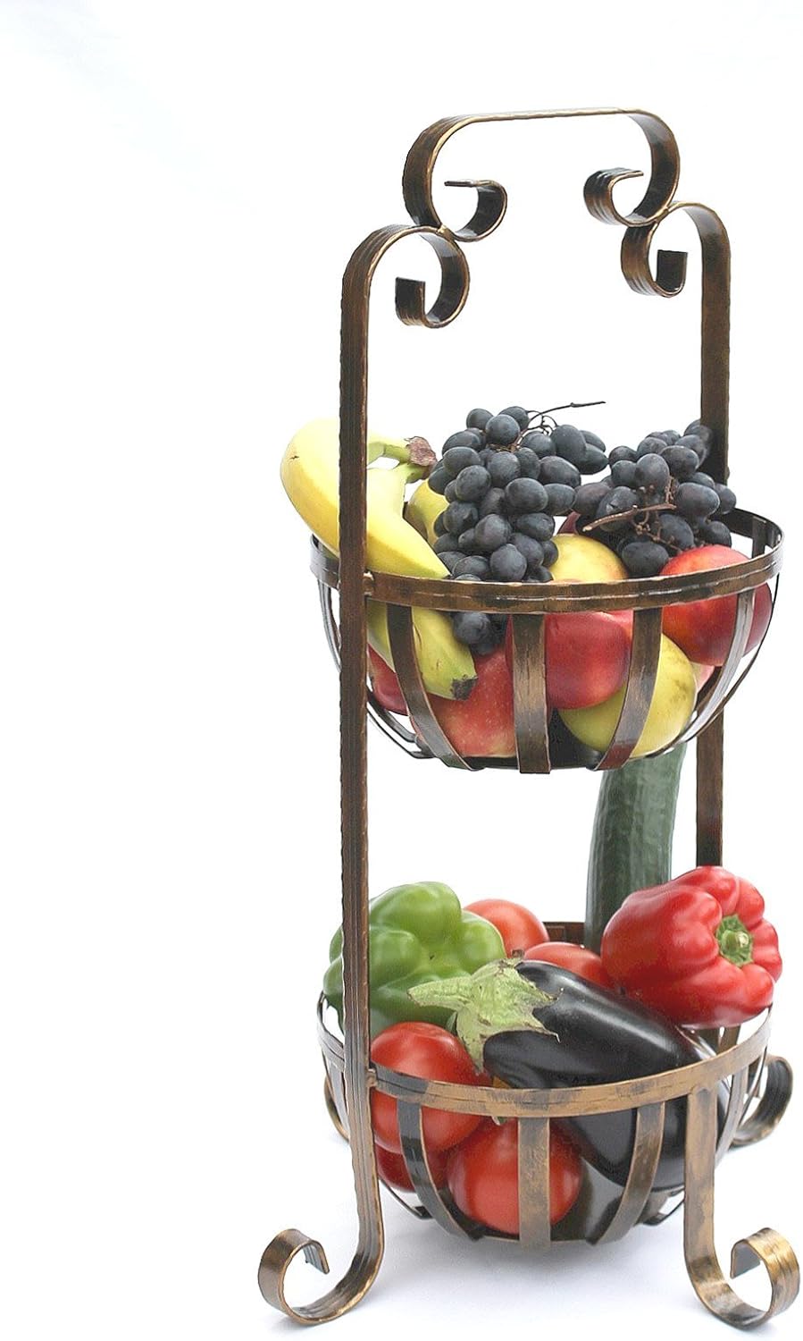 Etagere Obst- und Gemüsekorb mit 2 Körben