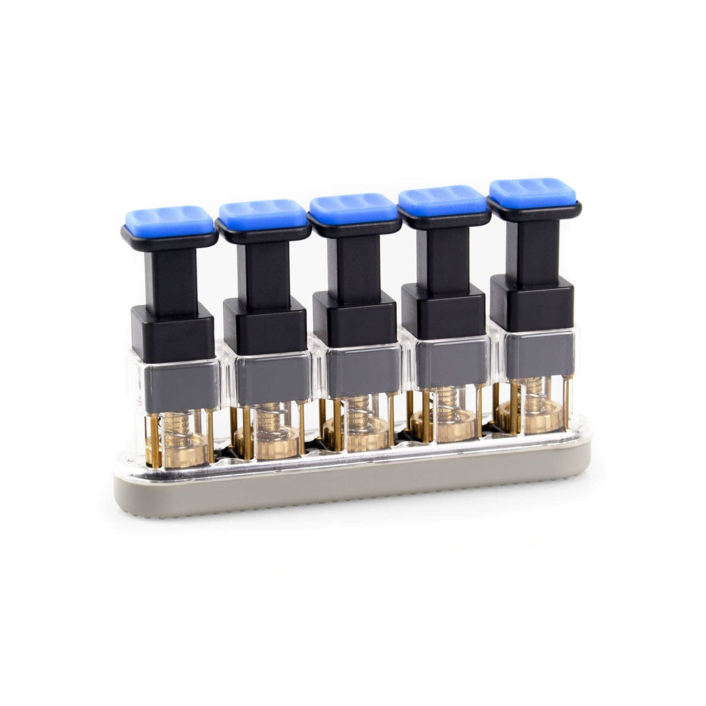 Fingertrainer Set mit 5 einstellbaren Widerständen, Leicht (blau): ca. 1,5 kg – 3,6 kg