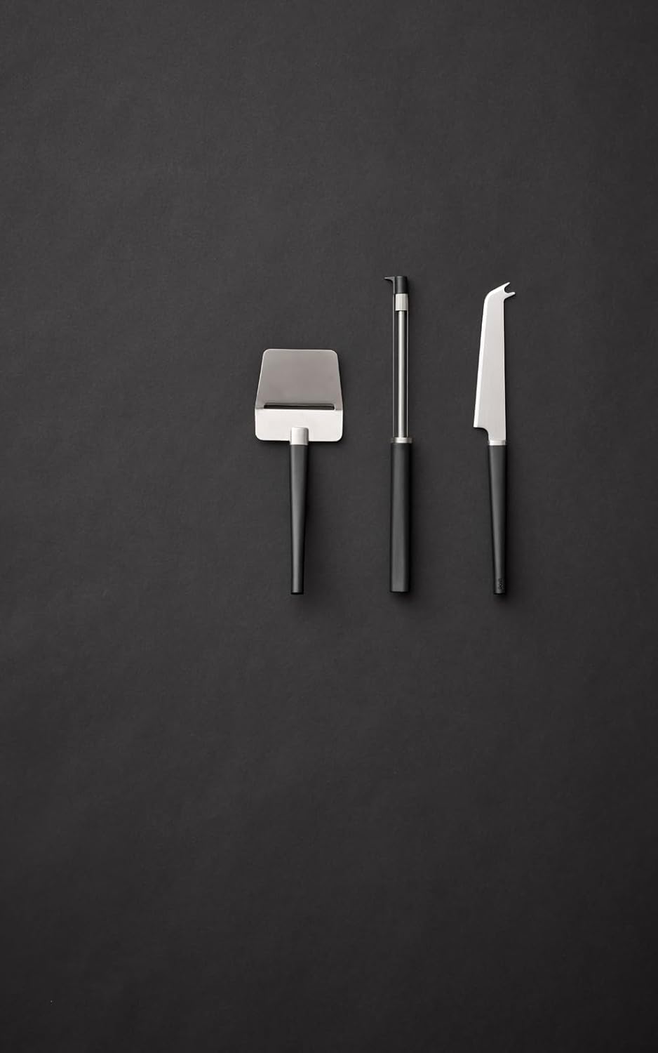 Emma Käse-Set (3-teilig), 27,5 x 18 x 3,5 cm Black