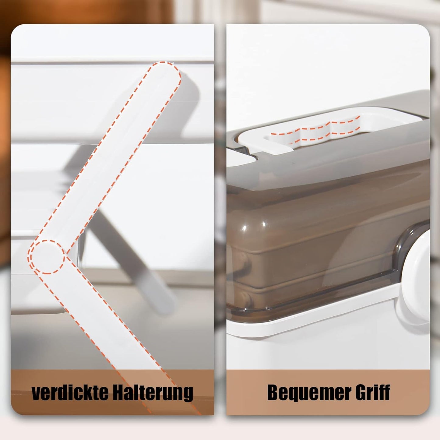 Medikamenten-Aufbewahrungsbox, Weiss-39cm