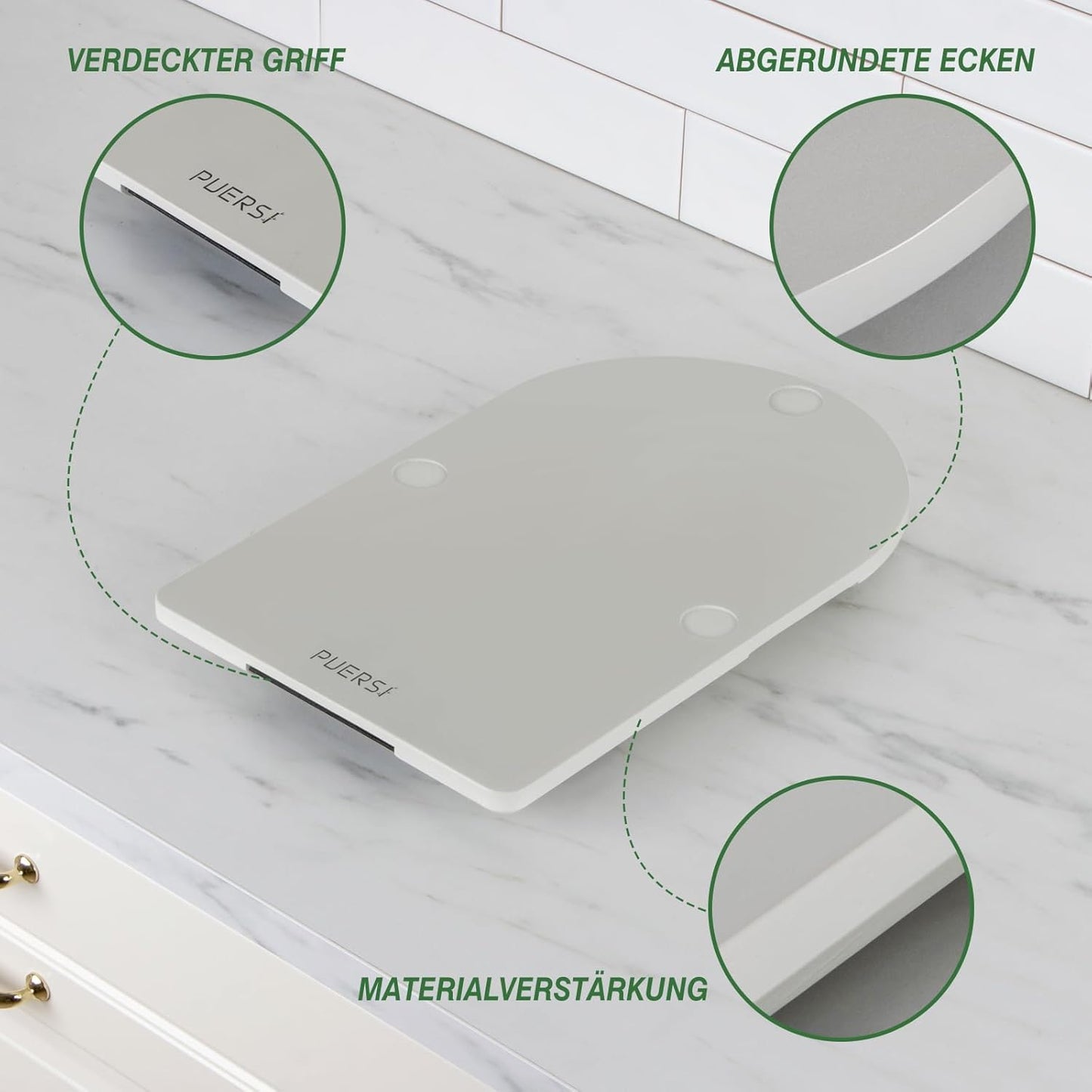 Gleitbrett für Thermomix, Schneeweiß