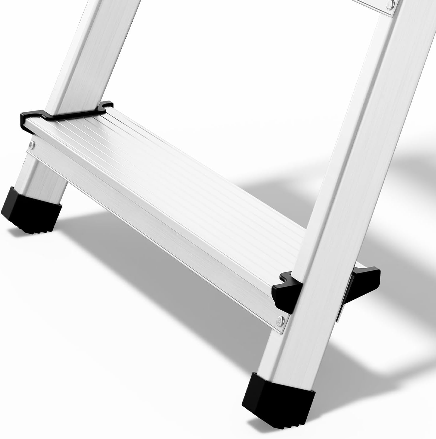Haushaltleiter mit Ablage, 4 Stufen