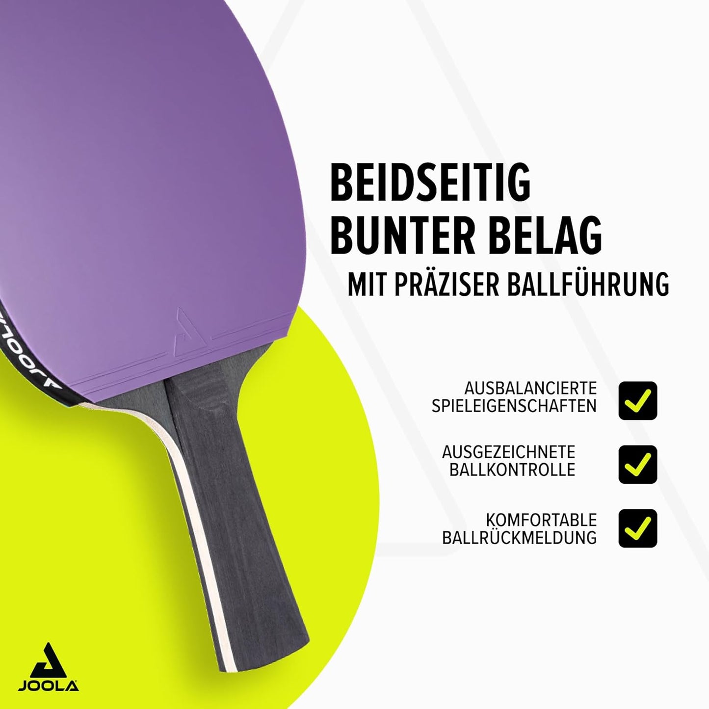 Tischtennisschläger-Set für Familien & Profis, DUO COLORATO Single
