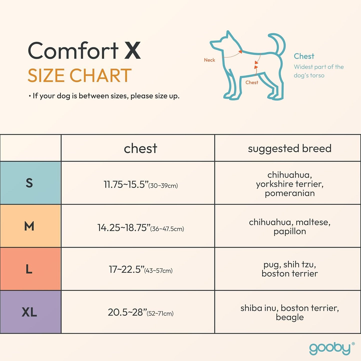 Comfort X Hundegeschirr, X-Large Chest (20.5-28") Jäger-Grün